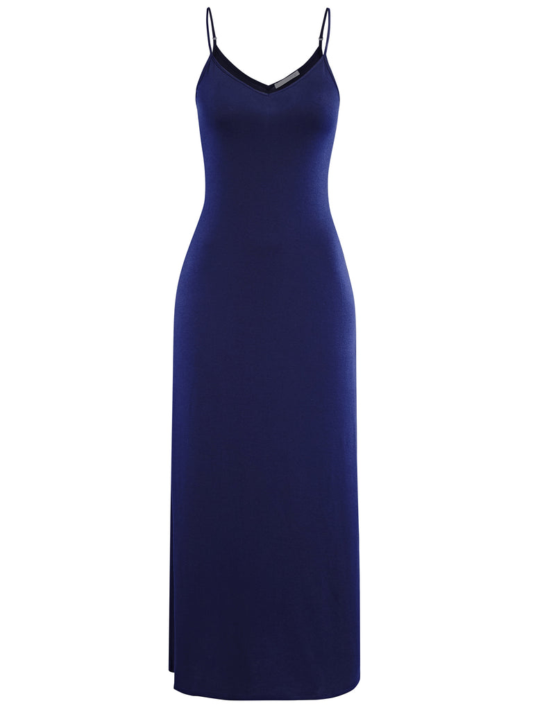 Women's Casual Summer Boho Spaghetti Strap Long Maxi Dress (FWD1043) –  Fashionmille