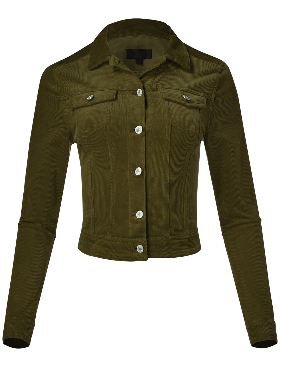 【COSYHARU】24SS★ [MADE] Lauren Crop Corduroy Jacket Keep Up With Me Crop Corduroy Full Zipper Puffer Jacket